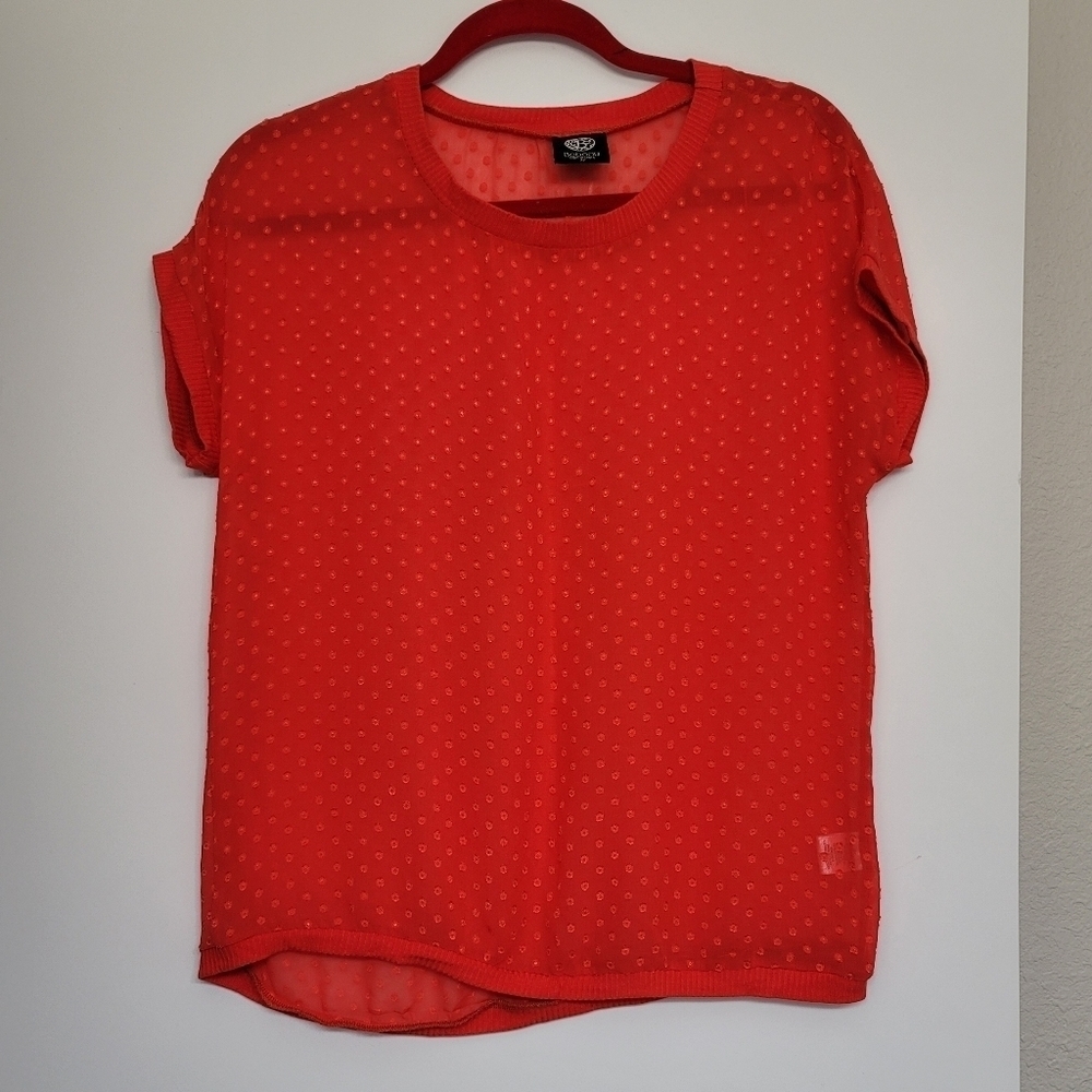 Bobeau sheer top size S